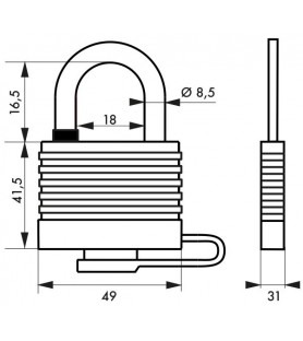 KŁÓDKA BUMPER 45MM -...