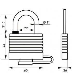 KŁÓDKA BUMPER - 54MM -...