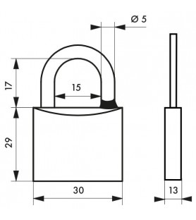 Kłódka Type 1 30 -...