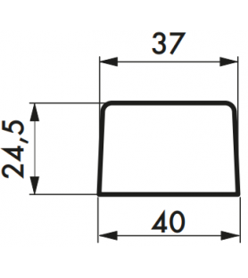 Gumowy odbojnik drzwiowy...