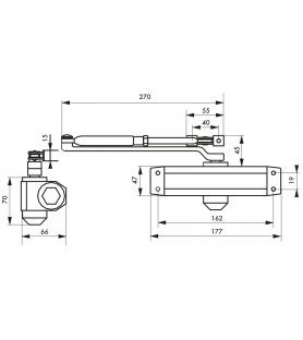 Samozamykacz hydrauliczny...