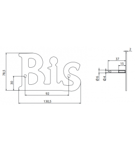 Listwa "Bis" stal...