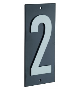 Cyfra 2 przykręcana czarna...