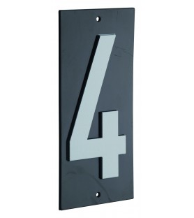 Cyfra 4 przykręcana czarna...