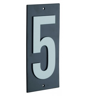 Cyfra 5 przykręcana czarna...