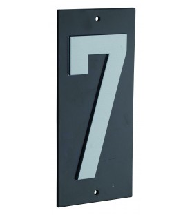 Cyfra 7 przykręcana czarna...