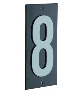 Cyfra 8 przykręcana czarna...