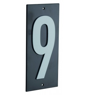 Cyfra 9 przykręcana czarna...