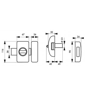 Zasuwa UNIVERSEL 6 pinową...