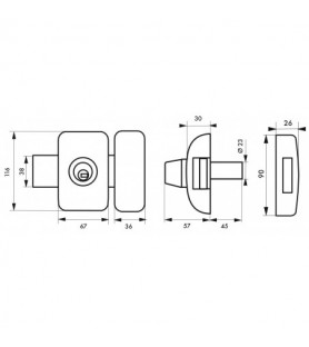 Zasuwa UNIVERSEL 6 pinową...