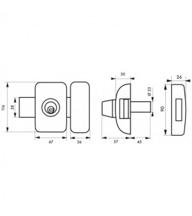 Zasuwa UNIVERSEL 6 pinową...