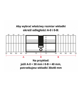 Wkładka 30 x 30 mm mosiężna