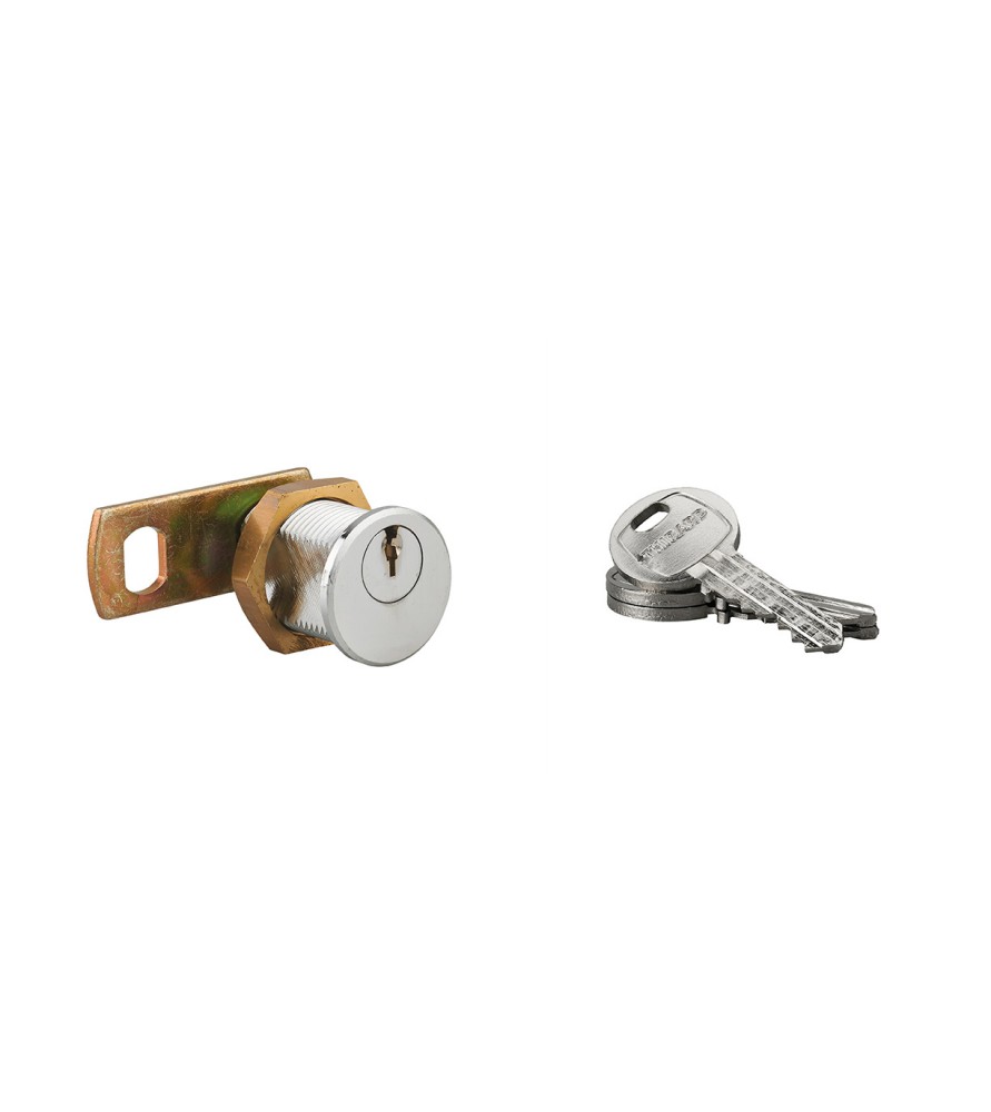 Zamek skrzynkowy HG5 chromowany, do systemu MASTER KEY, 2 klucze | Thirard